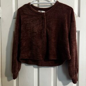 Hollister cropped sweater